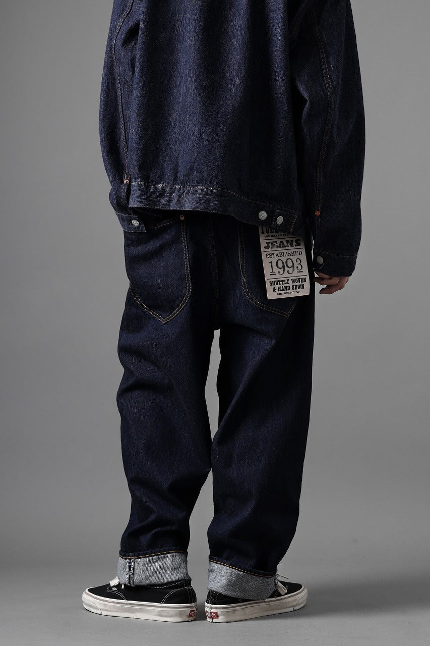 FULLCOUNT x N/07 x LOOM exclusive WIDE TAPERED DENIM PANTS / 11.5oz ZIMBABWE DENIM (INDIGO BLUE / ONE WASHED)