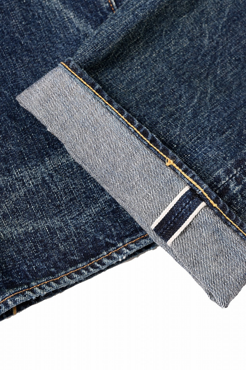 FULLCOUNT "Fear Of The Dark" Wide Denim Pants / 15.5oz Zimbabwe Selvedge Denim (INDIGO BLUE)