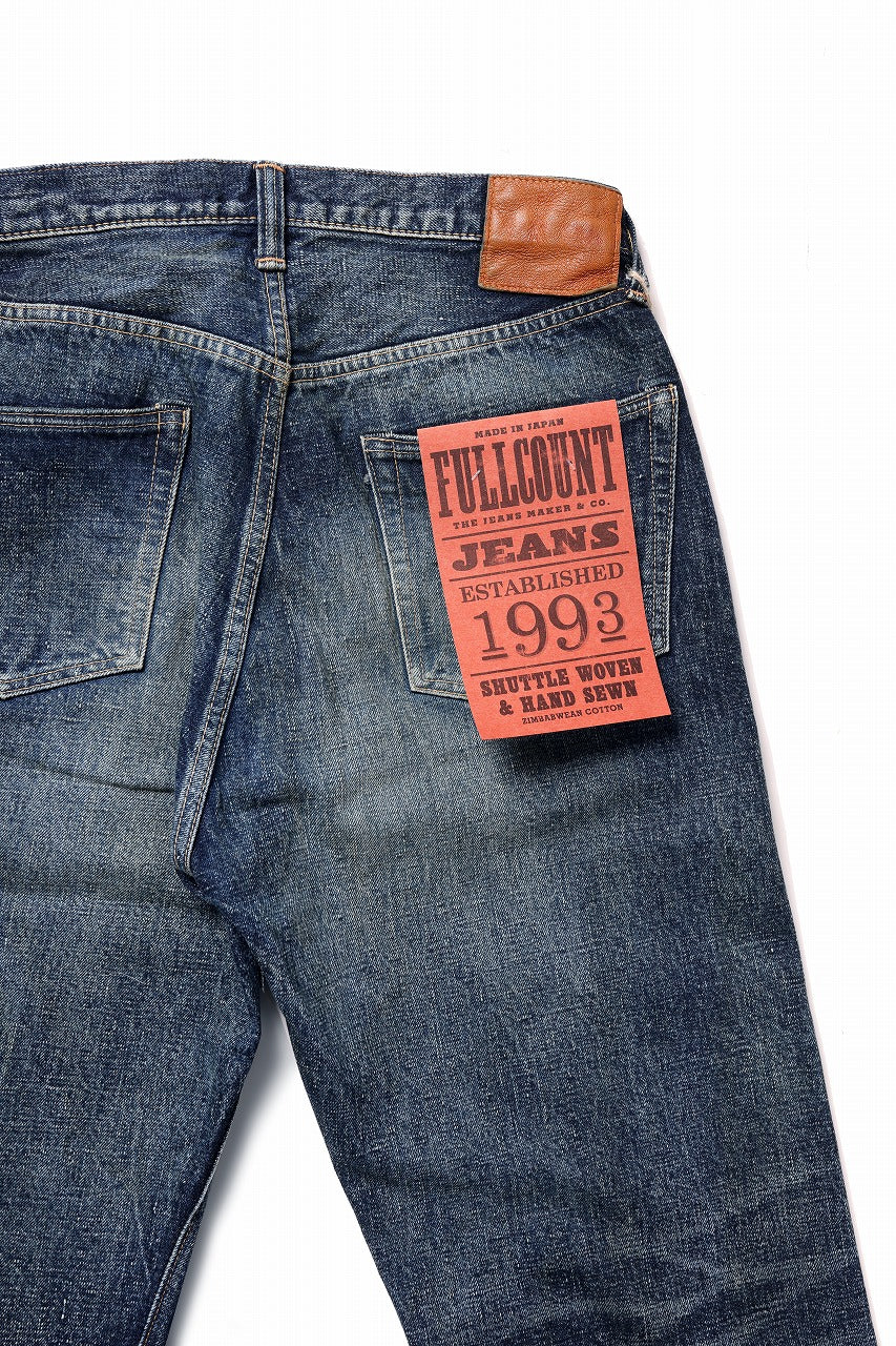 FULLCOUNT "Fear Of The Dark" Wide Denim Pants / 15.5oz Zimbabwe Selvedge Denim (INDIGO BLUE)