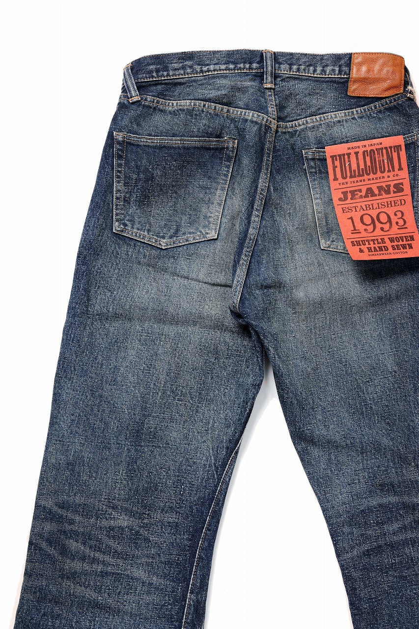 FULLCOUNT "Fear Of The Dark" Wide Denim Pants / 15.5oz Zimbabwe Selvedge Denim (INDIGO BLUE)