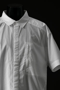 Load image into Gallery viewer, entire studios ZIP POCKET SHORT SLEEVE SHIRT (MILK)