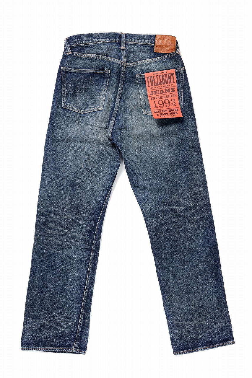 FULLCOUNT "Fear Of The Dark" Wide Denim Pants / 15.5oz Zimbabwe Selvedge Denim (INDIGO BLUE)