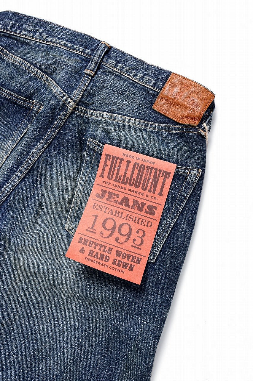 FULLCOUNT "Fear Of The Dark" Wide Denim Pants / 15.5oz Zimbabwe Selvedge Denim (INDIGO BLUE)