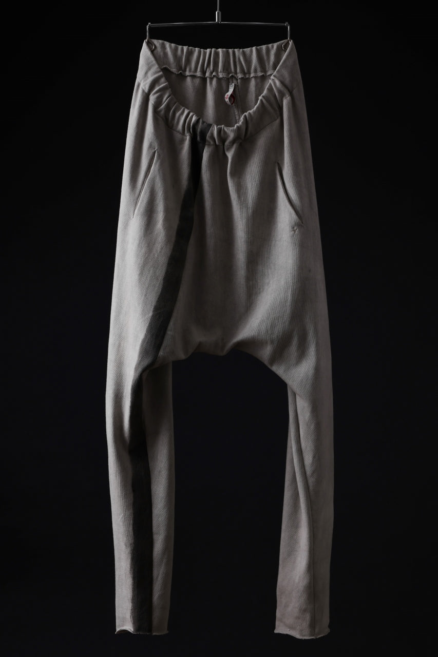 m.a+ exclusive hand painted elastic waist low crotch 2 pocket pants / P571-HP/JM4 (CARBON)