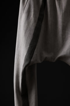 画像をギャラリービューアに読み込む, m.a+ exclusive hand painted elastic waist low crotch 2 pocket pants / P571-HP/JM4 (CARBON)