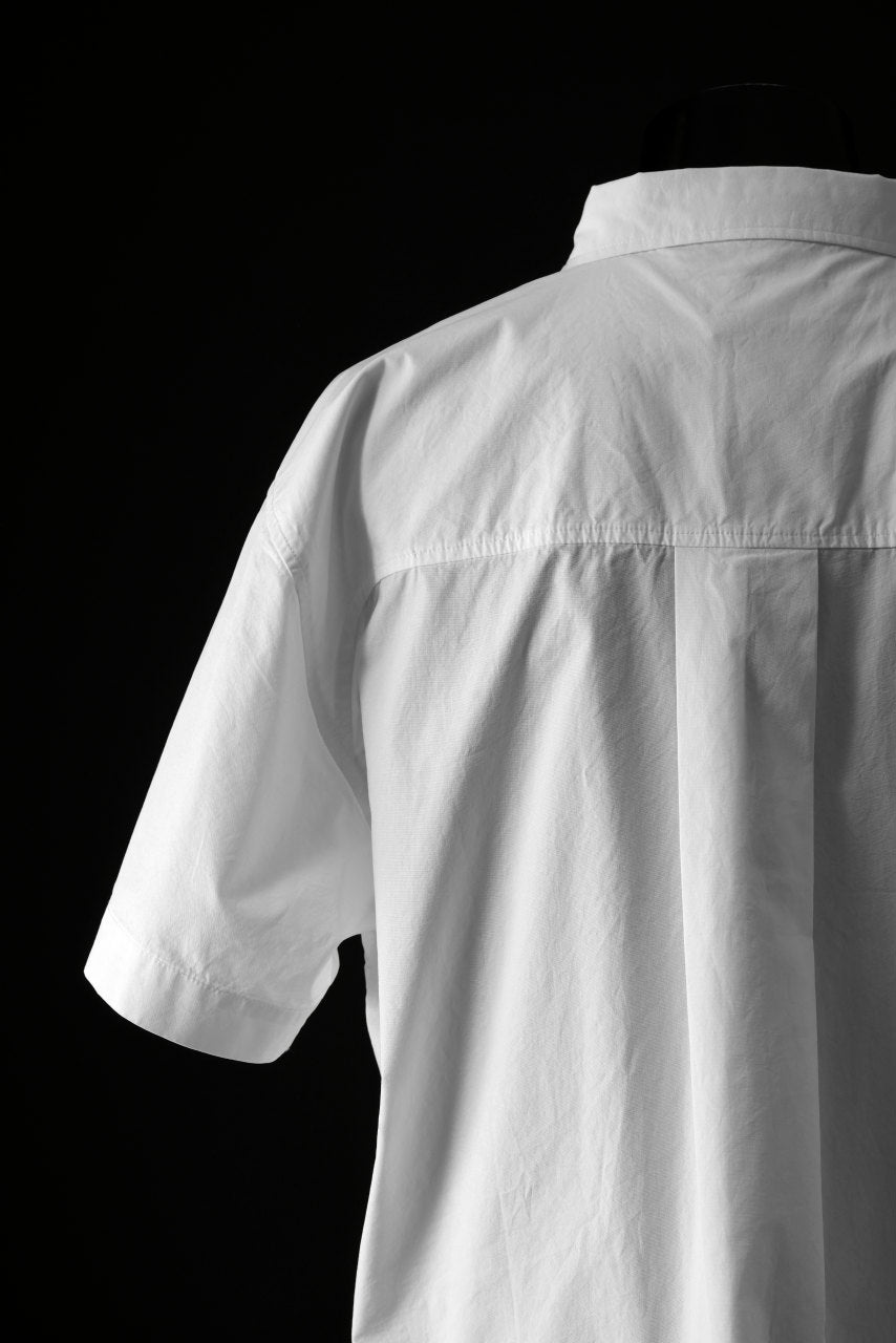 entire studios ZIP POCKET SHORT SLEEVE SHIRT (MILK)