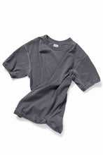 画像をギャラリービューアに読み込む, FULLCOUNT FLAT SEAM HEAVY WEIGHT S/S T SHIRT / ORIGINAL 30/2 TIGH TENSION JERSEY (INK BLACK)