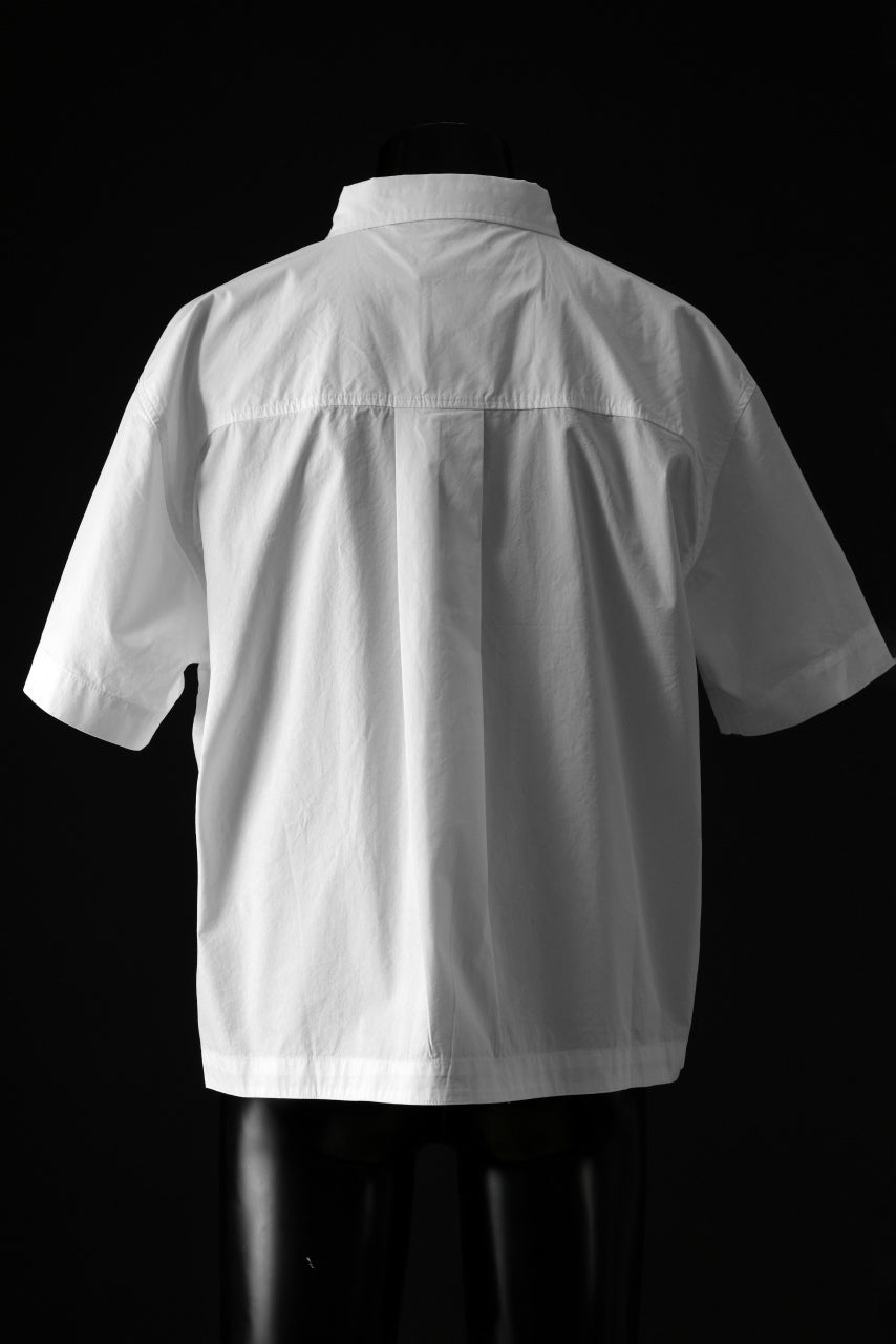 Load image into Gallery viewer, entire studios ZIP POCKET SHORT SLEEVE SHIRT (MILK)