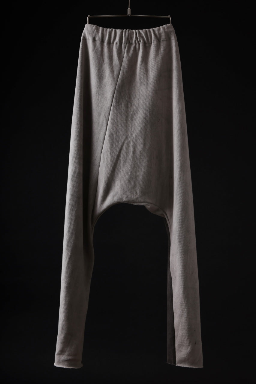 m.a+ hand painted elastic waist low crotch 2 pocket pants / P571-HP/JM4 (CARBON)
