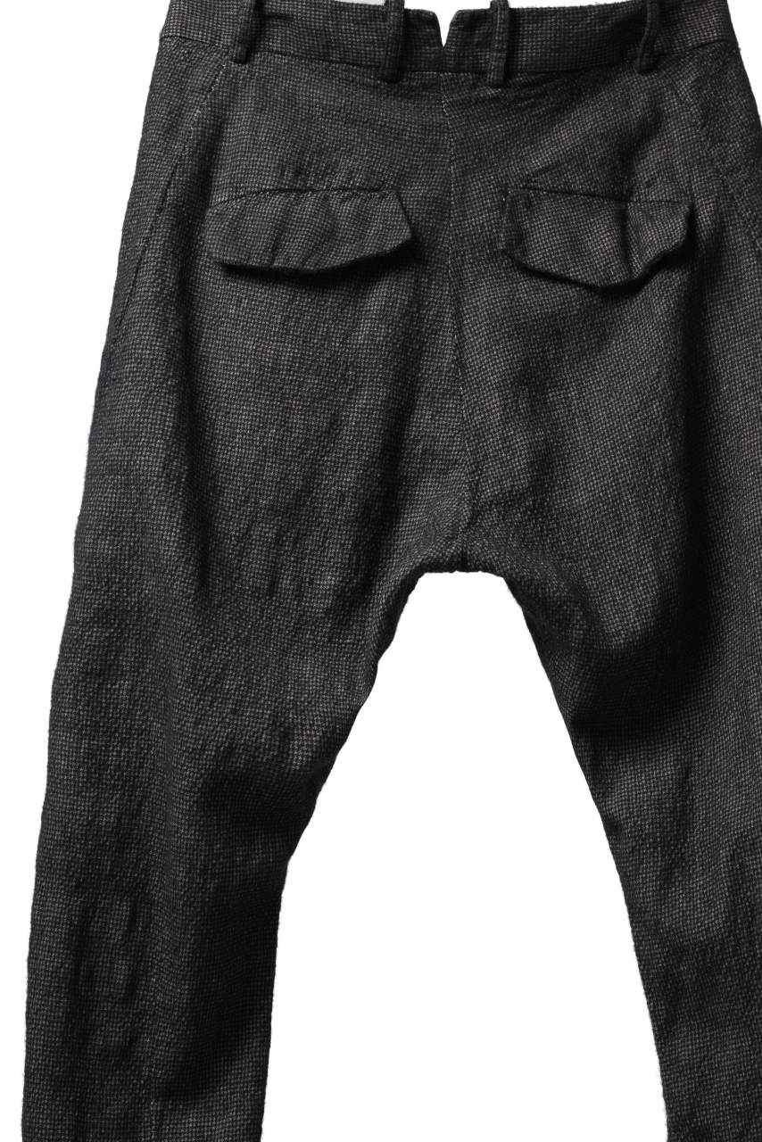 画像をギャラリービューアに読み込む, masnada BAGGY AVIATOR PANTS / OVER DYED HEMP AND WOOL (OVER DYE DUST)