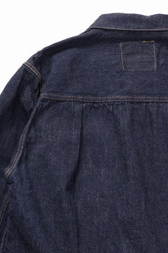 画像をギャラリービューアに読み込む, FULLCOUNT Type 1 Denim Jacket / 11.5oz Zimbabwe Selvedge Denim (Super Smooth) (INDIGO BLUE / ONE WASHED)