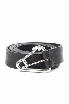 Load image into Gallery viewer, OPPOSE DUALITY CARABINER BELT / COW HIDE LEATHER (BLACK)