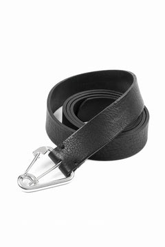 Load image into Gallery viewer, OPPOSE DUALITY CARABINER BELT / COW HIDE LEATHER (BLACK)