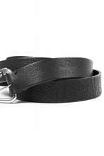 Load image into Gallery viewer, OPPOSE DUALITY CARABINER BELT / COW HIDE LEATHER (BLACK)