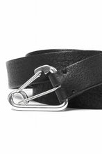 画像をギャラリービューアに読み込む, OPPOSE DUALITY CARABINER BELT / COW HIDE LEATHER (BLACK)