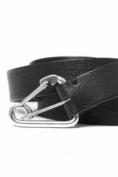 画像をギャラリービューアに読み込む, OPPOSE DUALITY CARABINER BELT / COW HIDE LEATHER (BLACK)