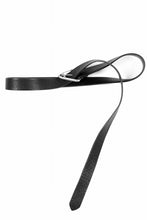 Load image into Gallery viewer, OPPOSE DUALITY CARABINER BELT / COW HIDE LEATHER (BLACK)