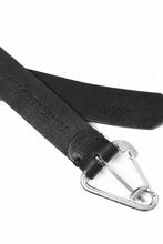 Load image into Gallery viewer, OPPOSE DUALITY CARABINER BELT / COW HIDE LEATHER (BLACK)