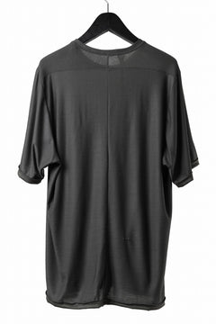 Load image into Gallery viewer, KLASICA BIG T OVER SIZED POCKET TEE / BRETHABLE  WOOL REBIRTH JERSEY (MOSS)