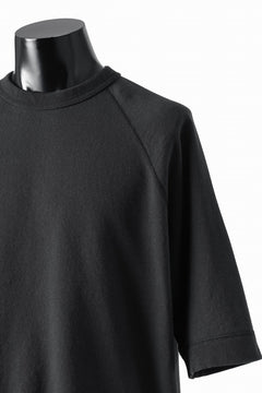 画像をギャラリービューアに読み込む, N/07 exclusive RAGLAN SHORT SLEEVE TOPS / US DRY TERRY (BLACK)