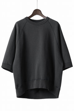 画像をギャラリービューアに読み込む, N/07 exclusive RAGLAN SHORT SLEEVE TOPS / US DRY TERRY (BLACK)