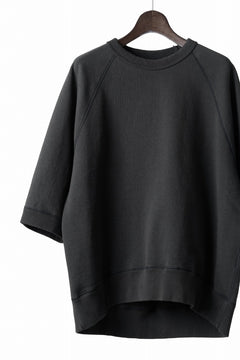 画像をギャラリービューアに読み込む, N/07 exclusive RAGLAN SHORT SLEEVE TOPS / US DRY TERRY (BLACK)