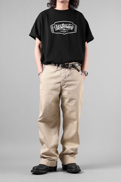 画像をギャラリービューアに読み込む, LASTMAN PRINTED TEE SHIRT -LM CLOTHING- (BLACK)