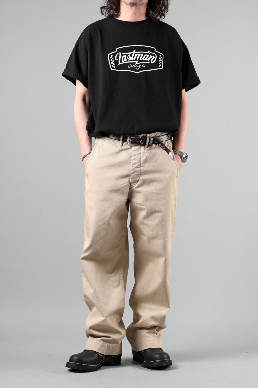 画像をギャラリービューアに読み込む, LASTMAN PRINTED TEE SHIRT -LM CLOTHING- (BLACK)