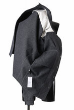 画像をギャラリービューアに読み込む, OPPOSE DUALITY PANEL SHIRT JACKET / WOOL x COTTON TWILL (GRAY)