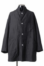 画像をギャラリービューアに読み込む, KLASICA TRICOT WIDE BODY COVER ALL JACKET / HIGH DENSITY HERRING BONE (DARK NIGHT)