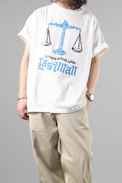 画像をギャラリービューアに読み込む, LASTMAN PRINTED TEE SHIRT -BALANCE- (WHITE)