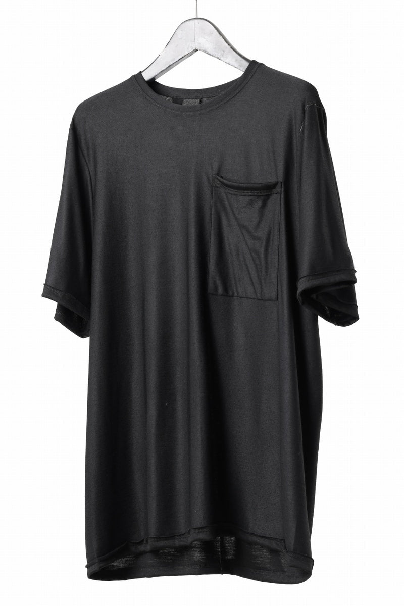 KLASICA BIG T OVER SIZED POCKET TEE / BRETHABLE WOOL REBIRTH JERSEY ...