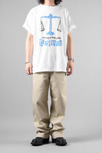 画像をギャラリービューアに読み込む, LASTMAN PRINTED TEE SHIRT -BALANCE- (WHITE)