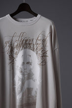 Load image into Gallery viewer, beauty : beast MONTAGE L/S TEE (GRAYGE)