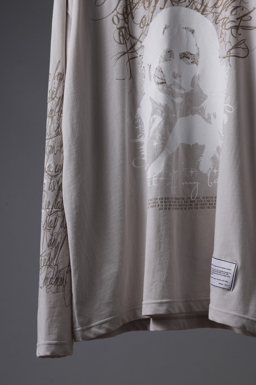 beauty : beast MONTAGE L/S TEE (GRAYGE)