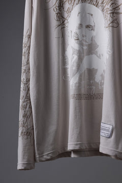 Load image into Gallery viewer, beauty : beast MONTAGE L/S TEE (GRAYGE)