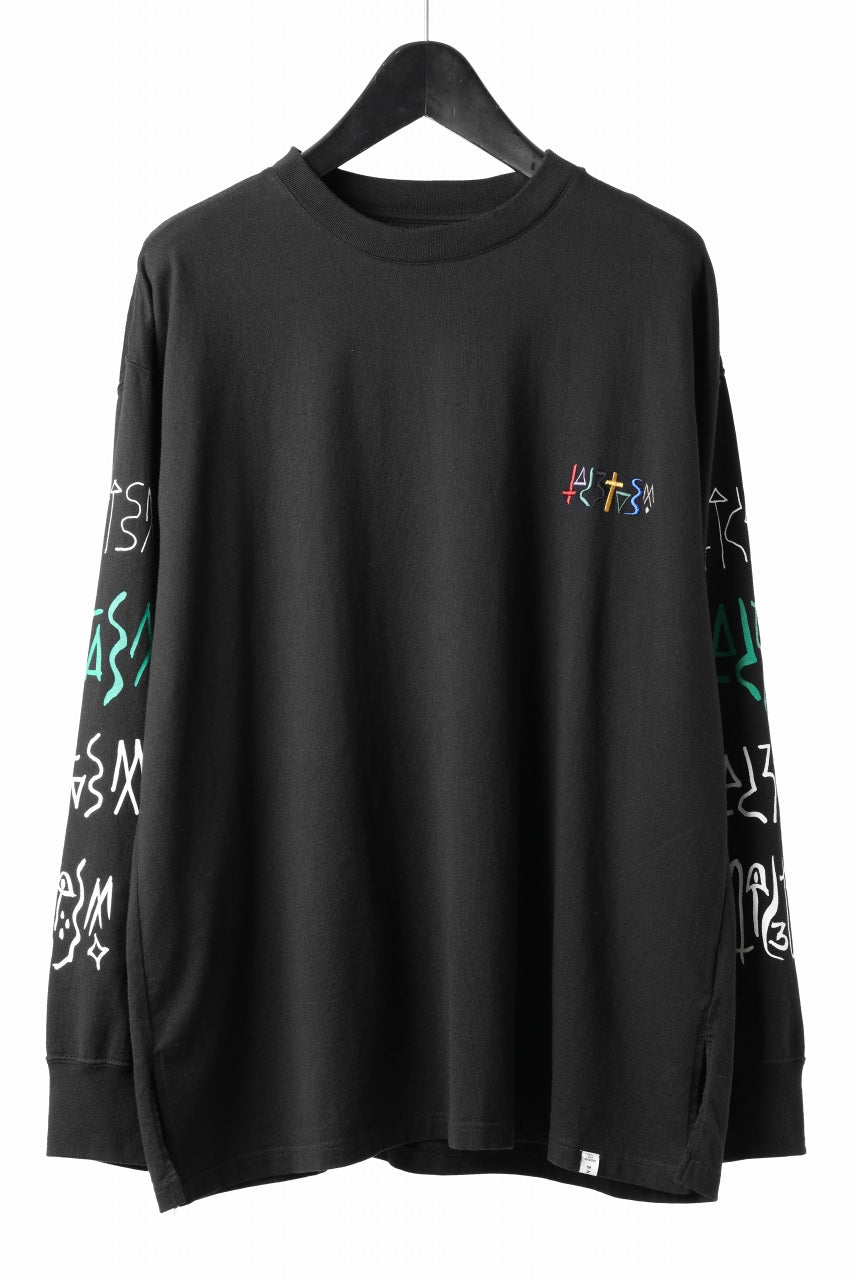 Load image into Gallery viewer, FACETASM GRAPHIC LONG SLEEVE TEE (BLACK)