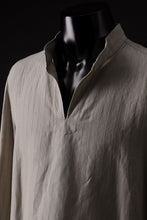 Load image into Gallery viewer, sus-sous working shirt / C53L47 dobby stripe washer (SILVER GRAY)