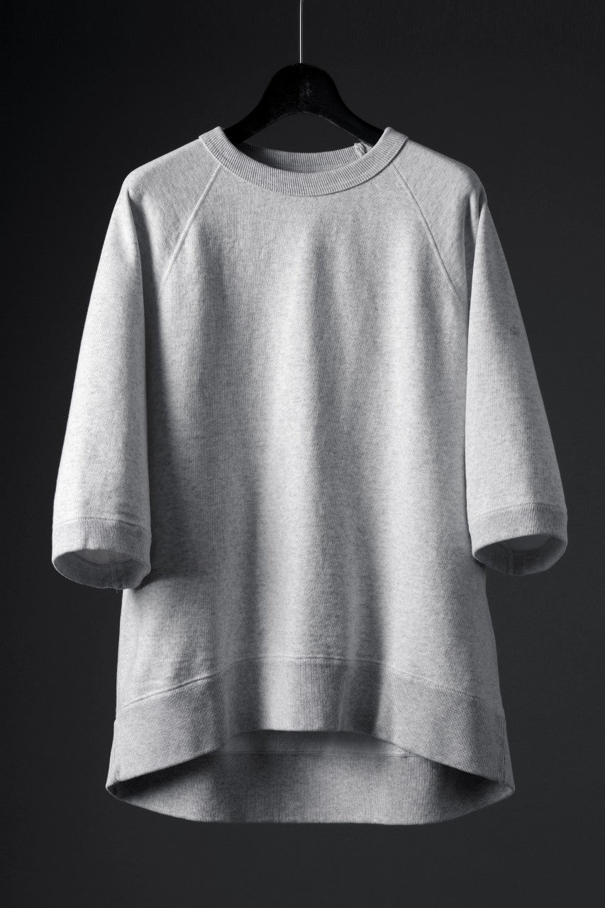 N/07 exclusive RAGLAN SHORT SLEEVE TOPS / US DRY TERRY (OATMEAL)