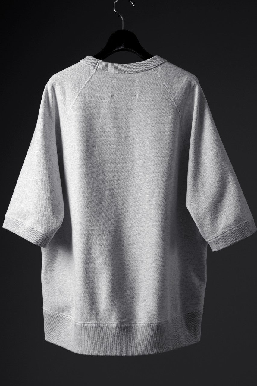 N/07 exclusive RAGLAN SHORT SLEEVE TOPS / US DRY TERRY (OATMEAL)