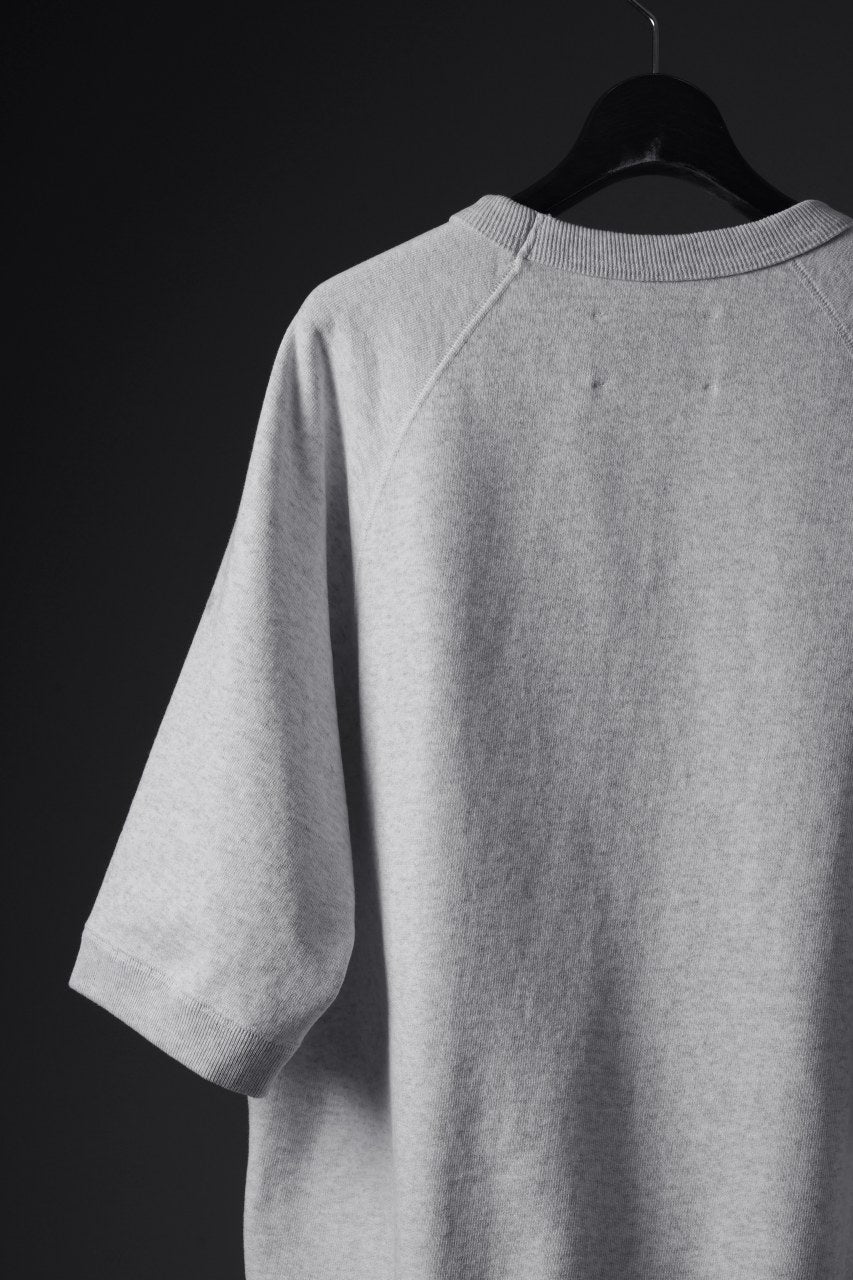 N/07 exclusive RAGLAN SHORT SLEEVE TOPS / US DRY TERRY (OATMEAL)