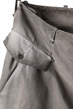Load image into Gallery viewer, masnada RELAX FLAP POCKET PANTS / STRETCH LIGHT WEIGHT RIPSTOP (SHALE)