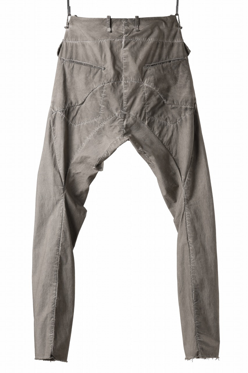 masnada RELAX FLAP POCKET PANTS / STRETCH LIGHT WEIGHT RIPSTOP (SHALE)