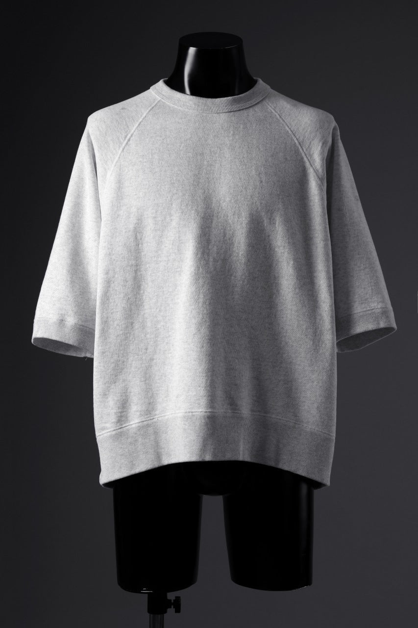 N/07 exclusive RAGLAN SHORT SLEEVE TOPS / US DRY TERRY (OATMEAL)