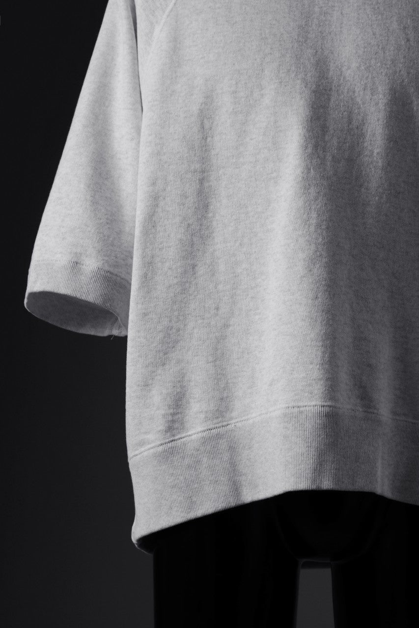 N/07 exclusive RAGLAN SHORT SLEEVE TOPS / US DRY TERRY (OATMEAL)