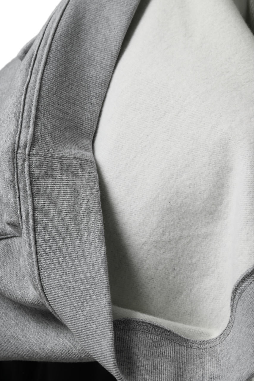 画像をギャラリービューアに読み込む, A.F ARTEFACT FLAP-DETAIL SWEAT HOODIE (HEATHER GREY)