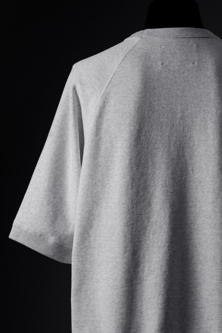 N/07 exclusive RAGLAN SHORT SLEEVE TOPS / US DRY TERRY (OATMEAL)