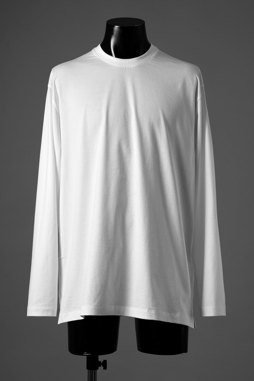 Y-3 Yohji Yamamoto GRAPHIC LONG SLEEVE TEE (CORE WHITE)