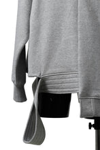 画像をギャラリービューアに読み込む, A.F ARTEFACT ASYMMETRY LOOP HEM SWEAT HOODIE (HEATHER GREY)