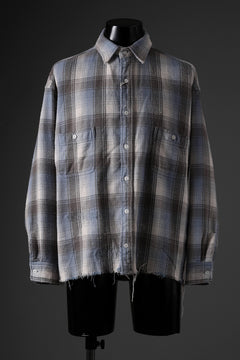 画像をギャラリービューアに読み込む, FULLCOUNT x N/07 exclusive Original Check Flannel Shirt (Blue)